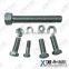 nickle200/201 stainless steel bolts with nuts m28