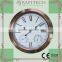 16 Inch with Thermometer And Hygrometer 3 in 1 Metal Clock