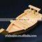 Golden supplier Japanese bamboo wood sushi boat tray sushi decoration