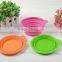 2016 Hot sale cheap lovely silicone pet bowls for your lovely dog