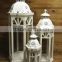 Vintage Wooden Candle Lantern Distressed Garden Lantern Set of 3 Wholesale