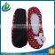Trade assurance jersey dance ballet shoe with dots printed