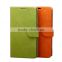 Popular design leather case genuine leather wallet case for Samsung Note3, sublimation cases