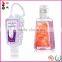Silicone oem robber round msds antibacterial hand sanitizer gel holder