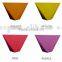 Biodegradable colorful plastic flower pots eco plant fiber pots