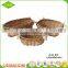 China customized cheap decorative stylish christmas empty mini gift wicker baskets wholesale