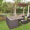 L design outdoor furniture garden sofa rattan sofa set