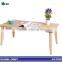 Modern Design Wooden Tea Table, Living Room Furniture Side Table With Shelf