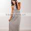 Designer One Piece Party Dress Jewel Neck Maxi Dresses Cocktail Long Plus Size Dress