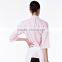 Kitchen Chef Cookware Restaurant Pink Color Long Sleeve Ladies Chef Coat
