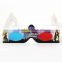 New fashion red blue open sex video 3d paper glasses