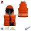 Cheaper Women's Winter Lightweight Vest Jacket Coat With Detachable Hood