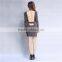 2017 latest Plus size women dress long sleeves autumn ladies wear slim fitting evening dresses