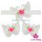 Toddler Hair Accessories Baby Girl Knit Lace Flower Plain Red Butterfly Wedding Newborn Headband