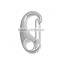 Zinc Based Alloy Lobster Clasp Findings Silver Plated
