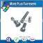 Made in Taiwan Machine Screw Slotted Cheese Head Material and Finishing Zinc Plating Plain Stainless Steel