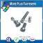 Made in Taiwan Micro Slotted Nickel Plated Brass Stainless Steel Head Slotted Machine Screw