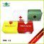 Mini square green portable mini first aid kit for car,travel,hotel