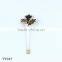 gold elegance leaf brooch and alloy shape brooch design