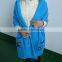 wide scarf with two pockets embroidery dog promotion gift polar fleece women shawl with collar