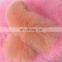 Hot sale classical round collar soft genuine fox fur collar for down jackets