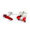 Fancy Motorcycle Shirt Cufflinks Red Men
