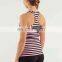 Ladies fashion yoga tank tops