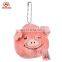 ICTI factory small cute plush ball shaped animal toy pendant