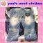 second hand clothes 3/4 jean pants used clothing from usa
