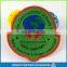 die-cut shape high quality school woven badge woven patch for kids personal woven badge for cloth
