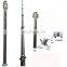 15m aluminum telescopic ham radio antenna mast tower with pulling wires