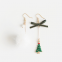 earring  christmas style
