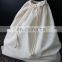 Promotional drawstring wholesale cotton dust bag for handbag