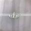 Crown laces transparent tulle netting embroidered fabric