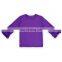 Wholesale Boutique Kids Blouses Soild Double Ruffle  Top Mix Colors Girls Clothes For  Beautiful Girls Summer Wear