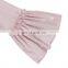 custom Faux suede flare sleeve cardigan children normal breathable pink girls cardigan