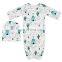 Newborn Baby Stylish Cactus Printed 2 Month Old Baby Sleep Gown Clothes Wholesale Baby Girls Adorable Sleeping Bags.