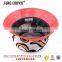 100 polyester ladies hat bucket cap with leather patch