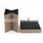 Customized Factory wholesale modern living room furniture faux linen  folding storage ottoman