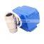DC3-6V,DC12V,ACDC9-24V motor electric valve stainless Steel 304 with NSF61 for water leakage detector