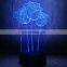 3D Rose Table Lamp Valentines Day Present Mood Lighting Lover Gifts