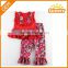 Best Selling 2pc Ruffle Vest and Shorts Boutique Baby Girl Clothing Set