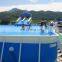 Commercial Portable PVC Inflatable Water Pool Rectangular Metal Frame Swimming Pool for Sale