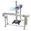 Made in china memory card making machine 30 watt flight laser marking machine