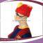 hot sale world cup promotional items spain flag half and half color wig