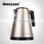 Honeyson top hotel plastic and stainless steel electric kettle tray