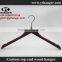 IMY-460 Brush off Brown Wooden Thin Flat Hangers for Clothes