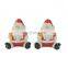 christmas santa claus ceramic salt and pepper shakers