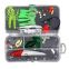 in stock Mixed Spinner Wobblers Hard Spoon Bait Tackle Artificial Fishing Lure Set