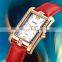 SKMEI 1690 Square Dial Quartz Movement Stainless Steel Bracelet Ladies Watches for Women